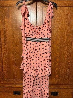 High low heart dress XS